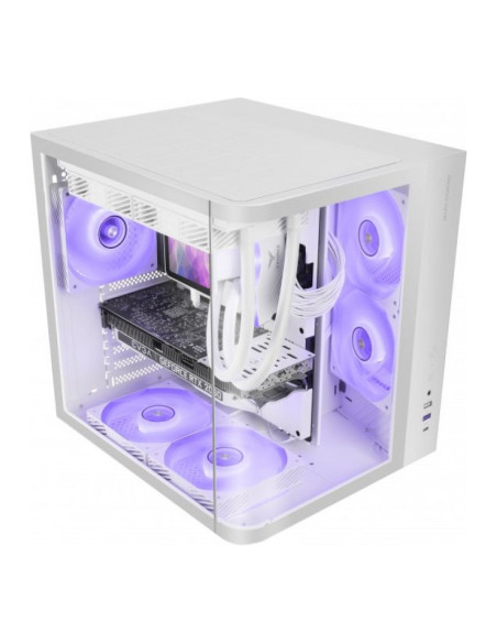 Mars Gaming MC-CURV Blanca ATX Caja para PC