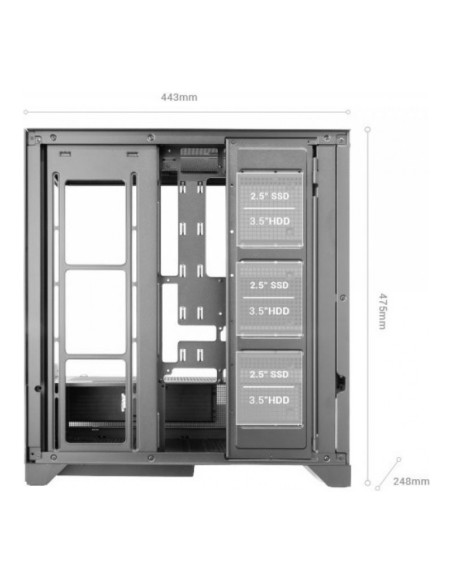 Mars Gaming MC-LCDX ATX Caja para PC
