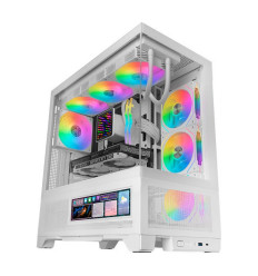 Mars Gaming MC-LCDX Blanca ATX Caja para PC