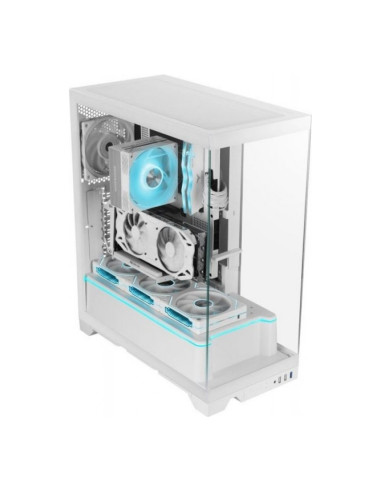 Mars Gamign MC-Prisma Blanca ATX Caja para PC