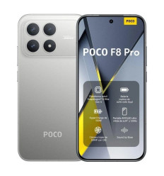 Smartphone Xiaomi POCO F8 Pro 12GB 512GB Titanio plateado (5G)