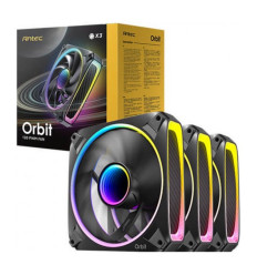 Antec Orbit 120 aRGB 120mm Pack de 3 Ventiladores PC