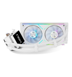 NOX Hummer M-240 LCD Blanca 240mm Refrigeración líquida PC