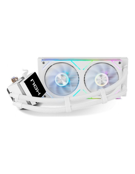 NOX Hummer M-240 LCD Blanca 240mm Refrigeración líquida PC