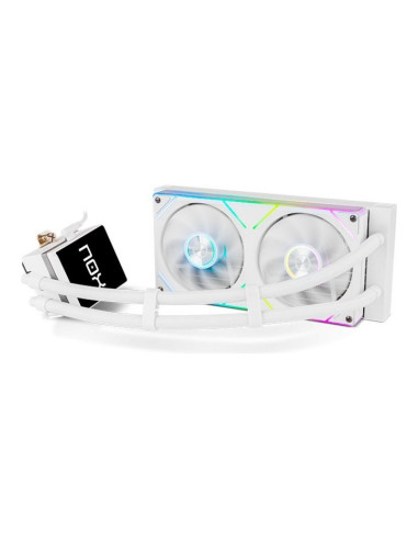 NOX Hummer M-240 LCD Blanca 240mm Refrigeración líquida PC