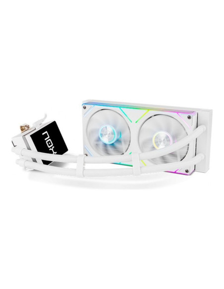 NOX Hummer M-240 LCD Blanca 240mm Refrigeración líquida PC
