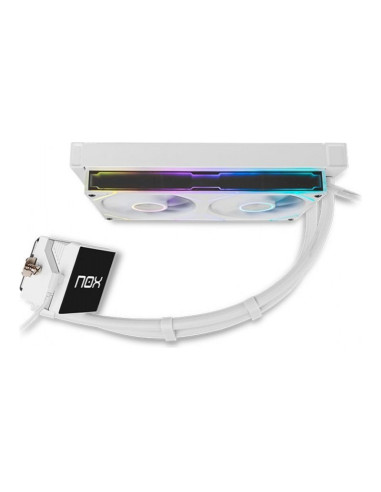 NOX Hummer M-240 LCD Blanca 240mm Refrigeración líquida PC
