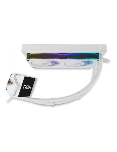 NOX Hummer M-240 LCD Blanca 240mm Refrigeración líquida PC
