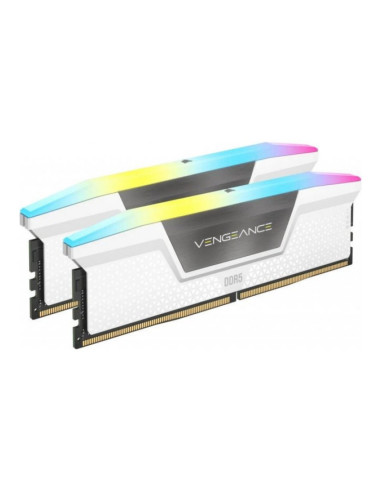 Corsair Vengeance RGB 32GB DDR5 (2x16GB) 7200MHz CL34 Blanca