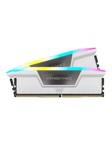 Corsair Vengeance RGB 32GB DDR5 (2x16GB) 7200MHz CL34 Blanca