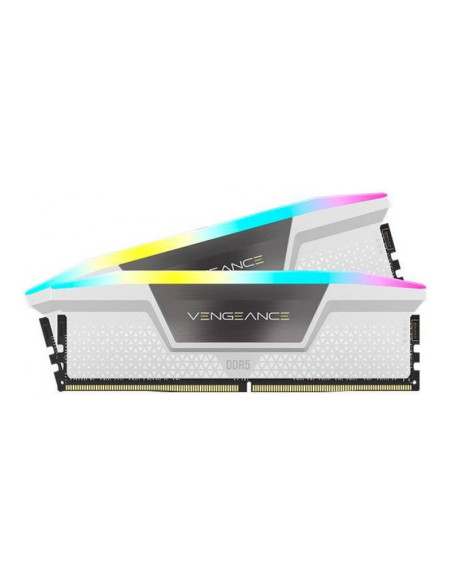 Corsair Vengeance RGB 32GB DDR5 (2x16GB) 7200MHz CL34 Blanca