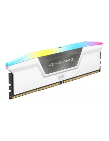 Corsair Vengeance RGB 32GB DDR5 (2x16GB) 7200MHz CL34 Blanca