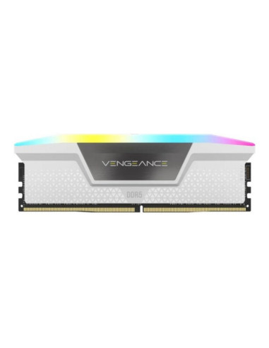 Corsair Vengeance RGB 32GB DDR5 (2x16GB) 7200MHz CL34 Blanca
