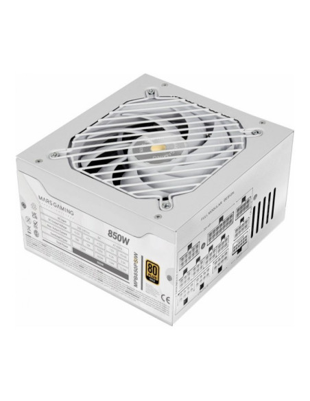 Mars Gaming MPB850PSI ATX 3.1 (PCIe 5.1) Fuente de alimentación Blanca 850W