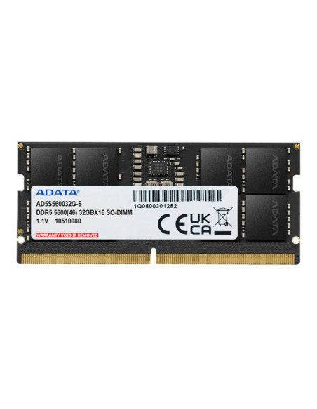 Adata AD5S560016G-S 16GB DDR5 5600Mhz CL46 SODIMM