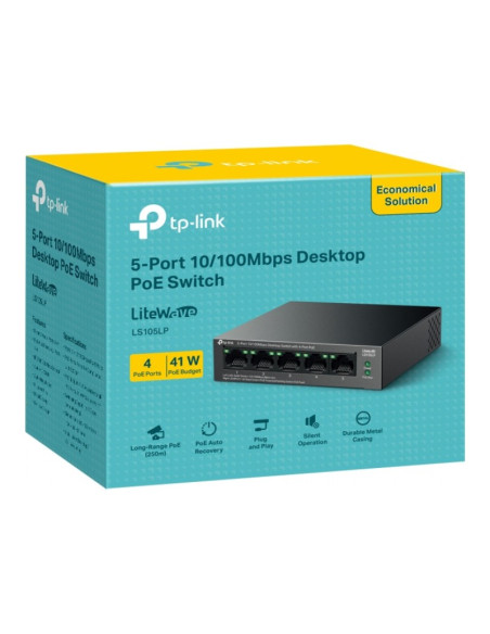 TP-Link LS105LP Switch de 4 puertos