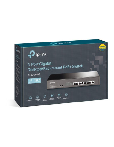TP-Link TL-SG1008MP Switch 8 puertos PoE