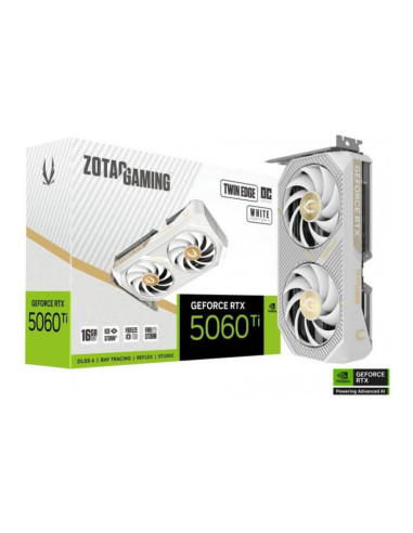 Zotac Gaming GeForce RTX 5060 Ti Twin Edge OC White Edition 16GB GDDR7