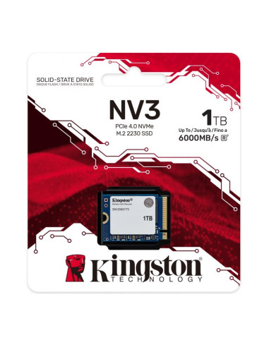 SSD Kingston NV3 1TB PCIe 4.0 NVMe M.2 2230