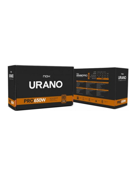 NOX Urano Pro 650W Fuente de alimentación 650W