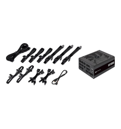 Corsair HX1000i 1000W 80+ Platinum ATX 3.0 PCIe 5.0 Fuente de alimentacion 1000W
