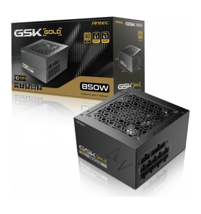 Antec GSK850 V2 ATX 3.1 (PCIe 5.1) Fuente de alimentación 850W
