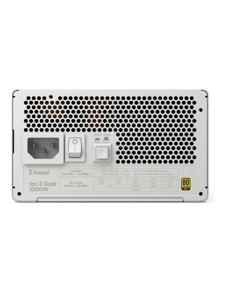 Fractal Design ION 3 Fuente de alimentación Blanca 1000W