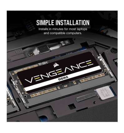 Corsair Vengeance 16GB DDR5 5200MHz CL44 SODIMM
