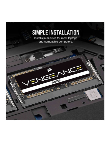 Corsair Vengeance 16GB DDR5 5200MHz CL44 SODIMM