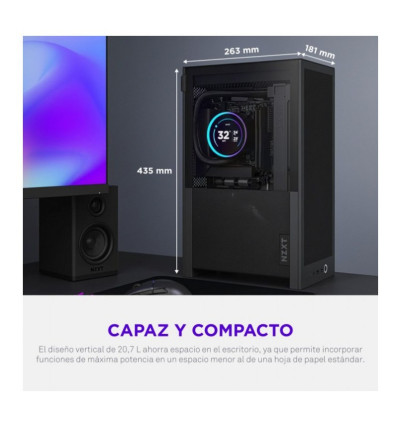 NZXT H2 Flow (2026) Mini-ITX Caja para PC