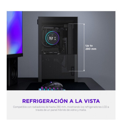 NZXT H2 Flow (2026) Mini-ITX Caja para PC
