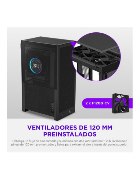 NZXT H2 Flow (2026) Mini-ITX Caja para PC