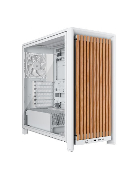 Corsair Frame 4000D RS Wood White & Oak ATX Caja para PC