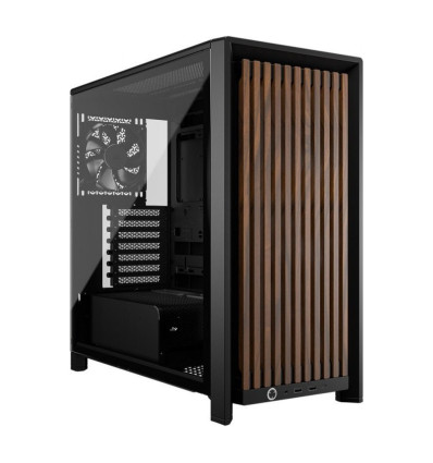 Corsair Frame 4000D RS Wood Black & Walnut ATX Caja para PC