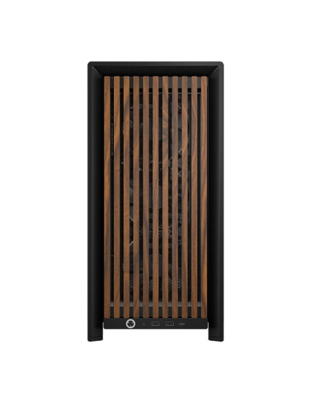 Corsair Frame 4000D RS Wood Black & Walnut ATX Caja para PC