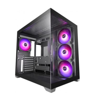 Mars Gaming MCV5 ARGB Black ATX Caja para PC