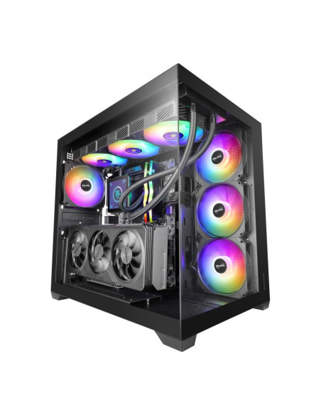 Mars Gaming MCV5 ARGB Black ATX Caja para PC