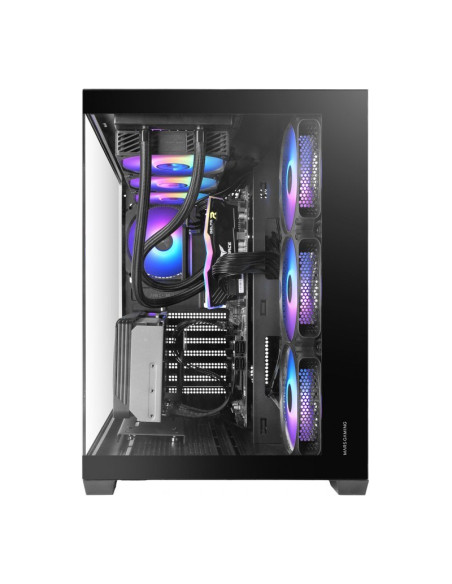 Mars Gaming MCV5 ARGB Black ATX Caja para PC