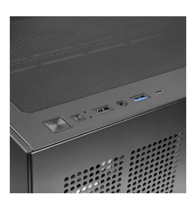 Mars Gaming MCV5 ARGB Black ATX Caja para PC