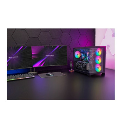 Mars Gaming MCV5 ARGB Black ATX Caja para PC