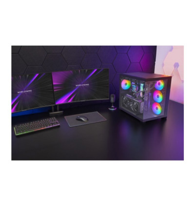 Mars Gaming MCV5 ARGB Black ATX Caja para PC