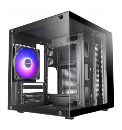 Mars Gaming MC-CUBE Black Micro-ATX Caja para PC