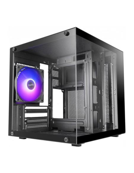 Mars Gaming MC-CUBE Black Micro-ATX Caja para PC
