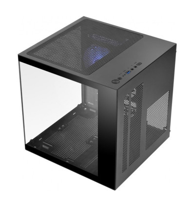 Mars Gaming MC-CUBE Black Micro-ATX Caja para PC