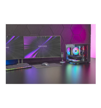 Mars Gaming MC-CUBE Black Micro-ATX Caja para PC