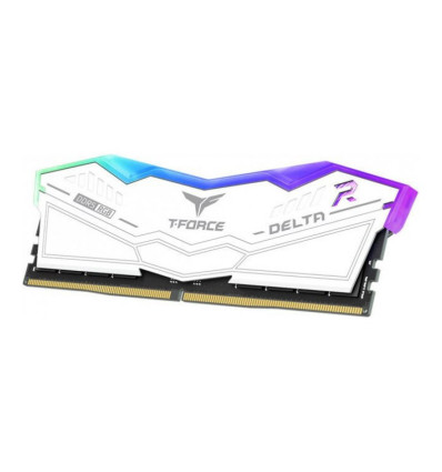 TeamGroup Delta RGB 64GB DDR5 (2x32GB) 6000MHz CL38 Blanca