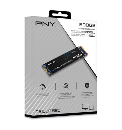 SSD PNY CS1030 500GB PCIe 3.0 NVMe M.2