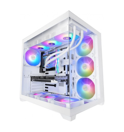 Mars Gaming MCV5 ARGB Blanca ATX Caja para PC