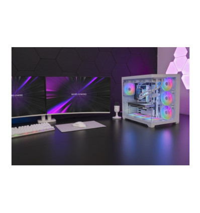 Mars Gaming MCV5 ARGB Blanca ATX Caja para PC