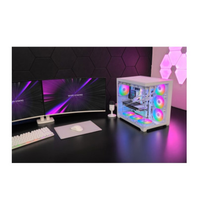 Mars Gaming MCV5 ARGB Blanca ATX Caja para PC